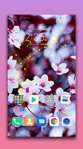 Android application Sakura Live Wallpaper screenshort