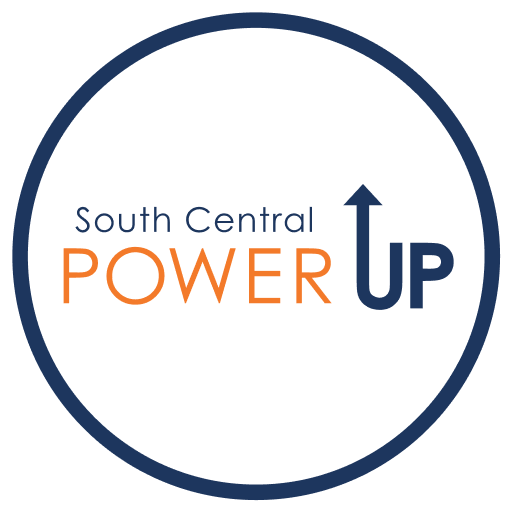 South Central Power Up logo
