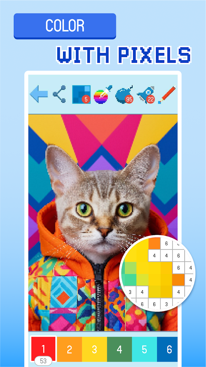 Pixyfy：ピクセルアートとカラーリング screenshot 10
