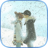 Kiss in Snow Live wallpaper icon