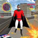Cover Image of डाउनलोड फ्लाइंग सुपर हीरो सिटी रेस्क्यू 3.2 APK