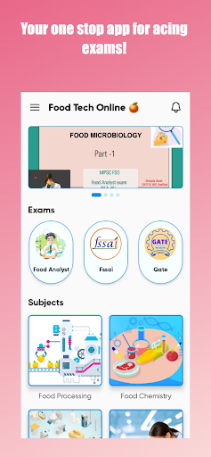Android application Food Tech Online screenshort