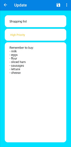 Simple Notes Screen 3