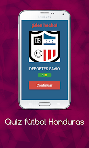 Captura de Pantalla 4 Quiz Fútbol Honduras android
