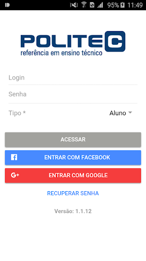 Android application Politec screenshort