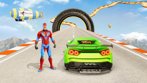 Superhero Car Stunt: Cars Game screenshots 1