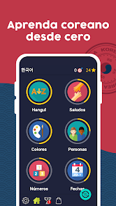 Captura 1 Aprender coreano -Principiante android