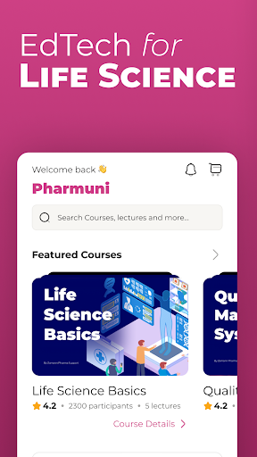 Android application Pharmuni screenshort