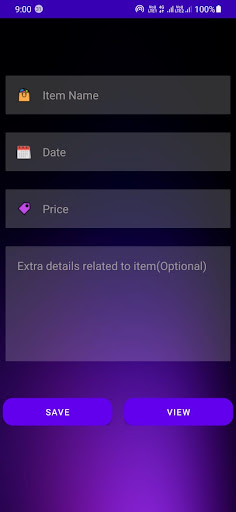My Expenses Screen 3
