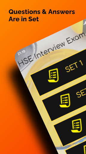 Android application Safety Health Interview Exam P screenshort