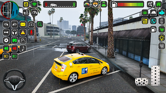 táxi de condução moderno: jogo
