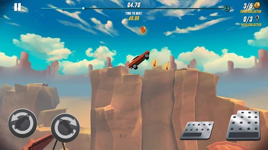 Racing Terrain Car Stunt Trial