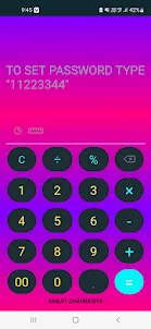 Calculator Lockup