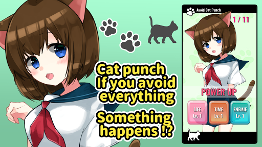 Android application Don't touch Cat Girl! screenshort