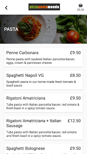Pizza Pasta Mondo Yeovil Screen 2