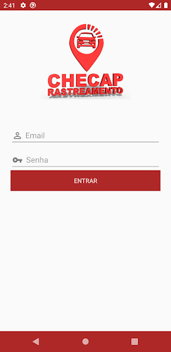 Android application CHECAP RASTREAMENTO screenshort