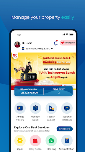 Android application Lingkup Tenant screenshort
