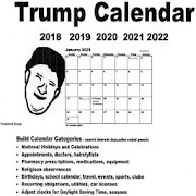 Trump Calendar US 2018 2019 2020 2021 2022