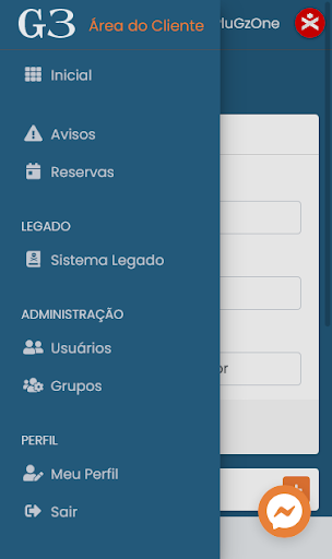 G3 - Área do Cliente Screen 3