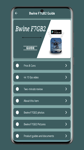 Android application Bwine F7GB2 Guide screenshort