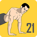 Liegestützen Trainer -Liegestützen Trainer - 21 Tage Fitness Challenge 