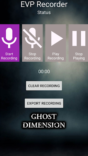 EVP App Screen 2