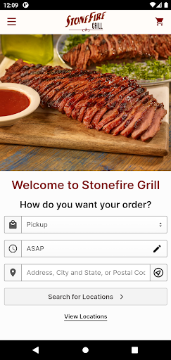 Android application Stonefire Grill screenshort