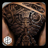 Mechanical Tattoo Design icon