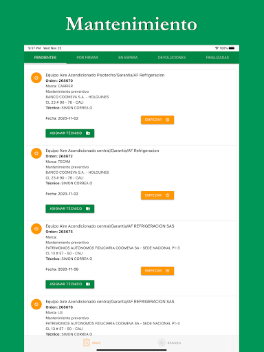Coomeva Mantenimiento Screen 3