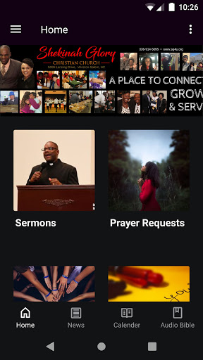 Android application Shekinah Glory Church screenshort