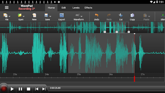 WavePad Audio Editor Free screenshots 1