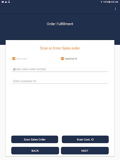 Android application SurePoint Internal Scan Tool screenshort