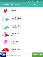 screenshot of Somali FM