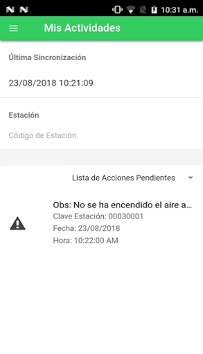 Control de Inocuidad Screen 3