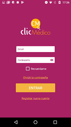 Android application Clicmedico screenshort