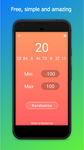 Beautiful Random Number Screen 2