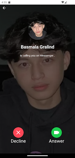 Raden Rakha Video Call Screen 2