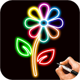 Learn How To Draw Glow Flowers Step by Step icon