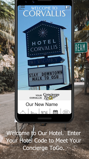 Android application Concierge ToGo screenshort
