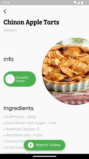 Chef Recipes Screen 3