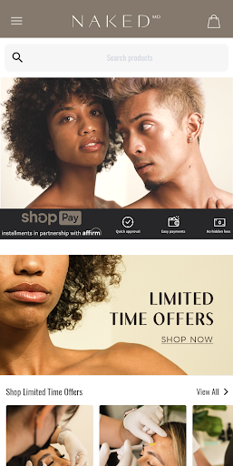 Android application NakedMD screenshort