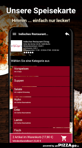 Indisches Restaurant Chirag Be