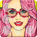 Cover Image of Download Pop Art Girl Retro Theme Screen Lock 3.0 APK