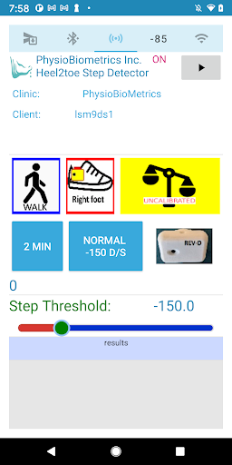 Heel2Toe Step Analyzer