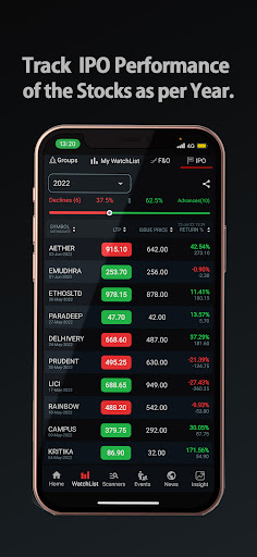 Insight - Stocks Charts IPO Screen 2
