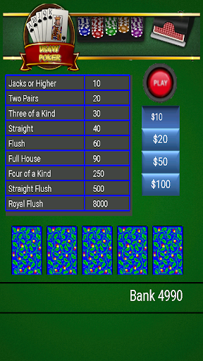 Five Card Draw Poker Screen 3
