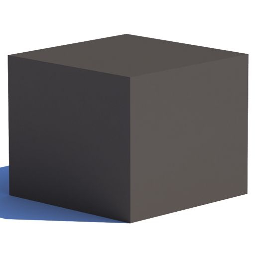 Grey Cube  Icon