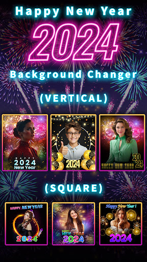 New Year Photo Frame 2024 Screen 3