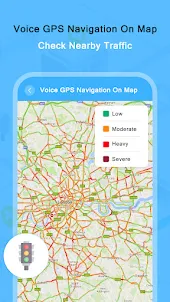 Voice GPS Navigation on Map