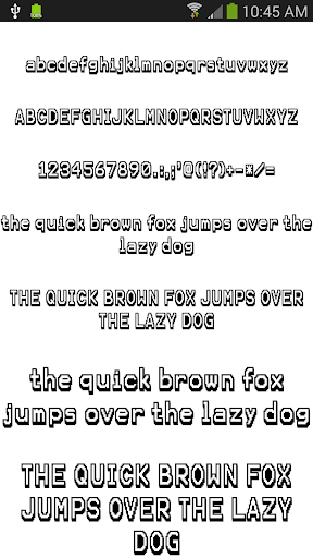 Fonts Message Maker Screen 3